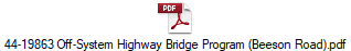 44-19863 Off-System Highway Bridge Program (Beeson Road).pdf
