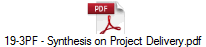 19-3PF - Synthesis on Project Delivery.pdf