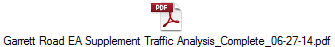 Garrett Road EA Supplement Traffic Analysis_Complete_06-27-14.pdf