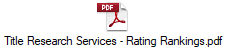 Title Research Services - Rating Rankings.pdf