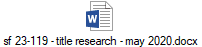 sf 23-119 - title research - may 2020.docx