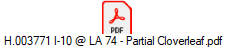 H.003771 I-10 @ LA 74 - Partial Cloverleaf.pdf