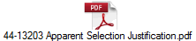 44-13203 Apparent Selection Justification.pdf